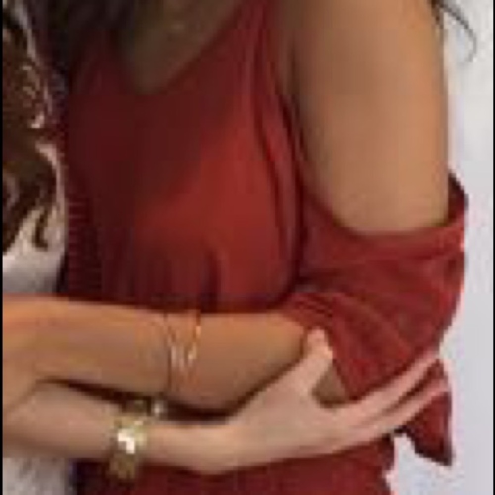 mossimo supply co burnt orange romper